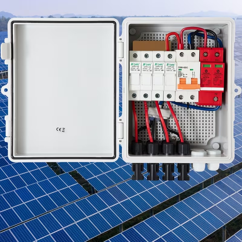 4-String PV Solar Combiner Box